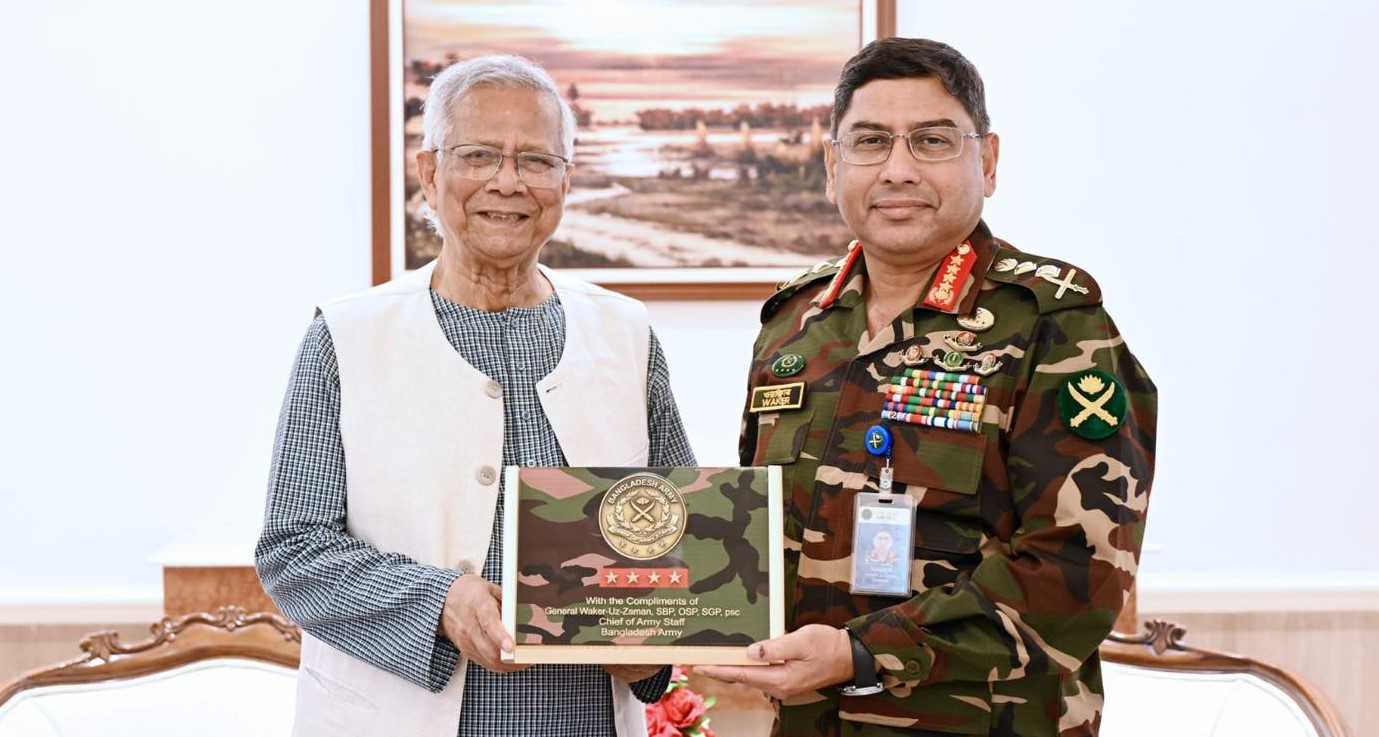 প্রধান উপদেষ্টার সঙ্গে সেনাপ্রধানের সাক্ষাৎ