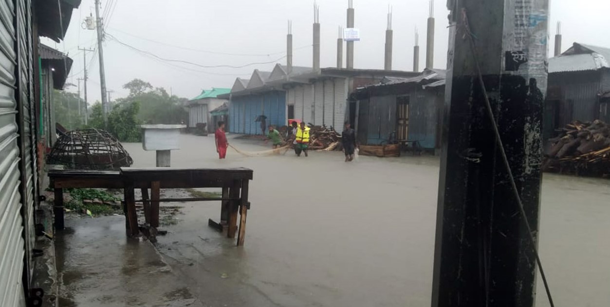 নোয়াখালীতে ২৪ ঘণ্টায় ২৮৫ মি.মি. বৃষ্টিপাত, নিম্নাঞ্চল প্লাবিত