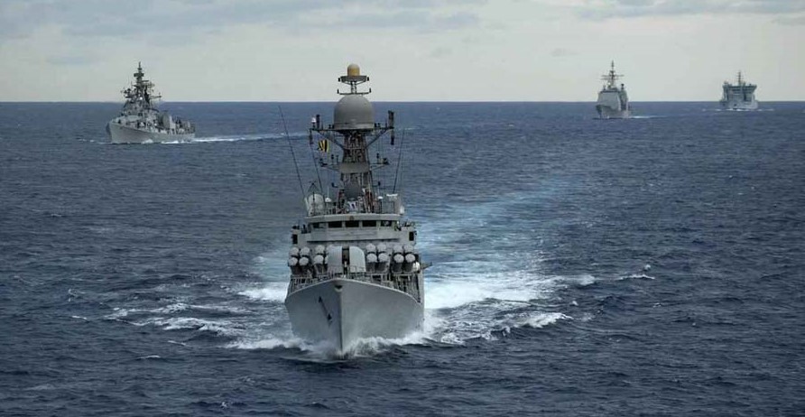 বঙ্গোপসাগরে যৌথ সামরিক মহড়া করছে ভারত-রাশিয়া