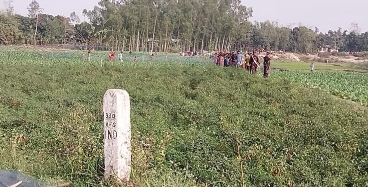কুড়িগ্রাম সীমান্তে ঢুকে ৫ কৃষককে বিএসএফের মারধর 