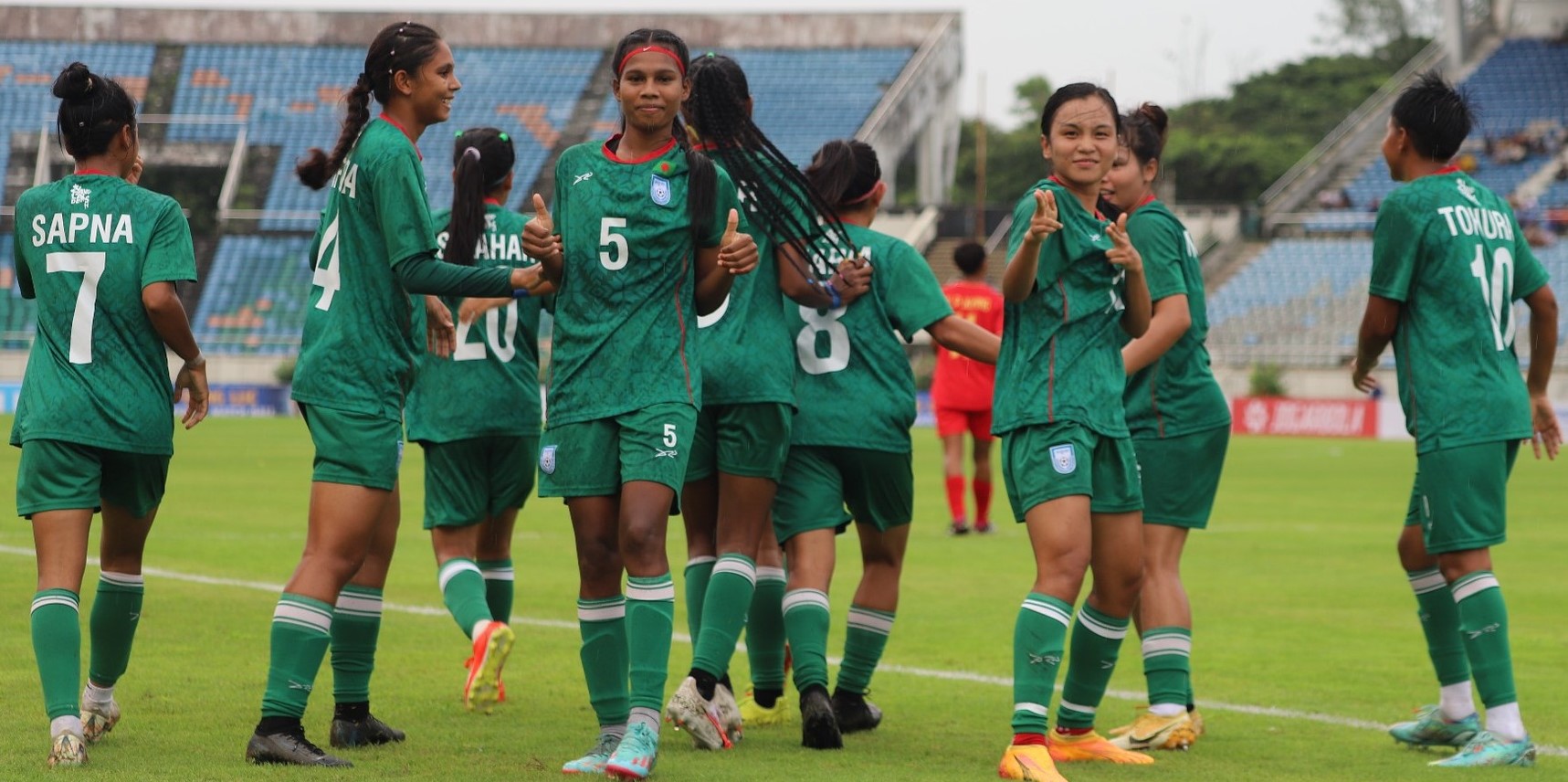 মিয়ানমারকে  হারাল বাংলাদেশ