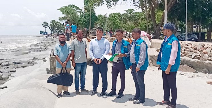 কুয়াকাটার ৫ কোটি টাকার মেরিন ড্রাইভ সড়ক অপরিকল্পিত প্রকল্প