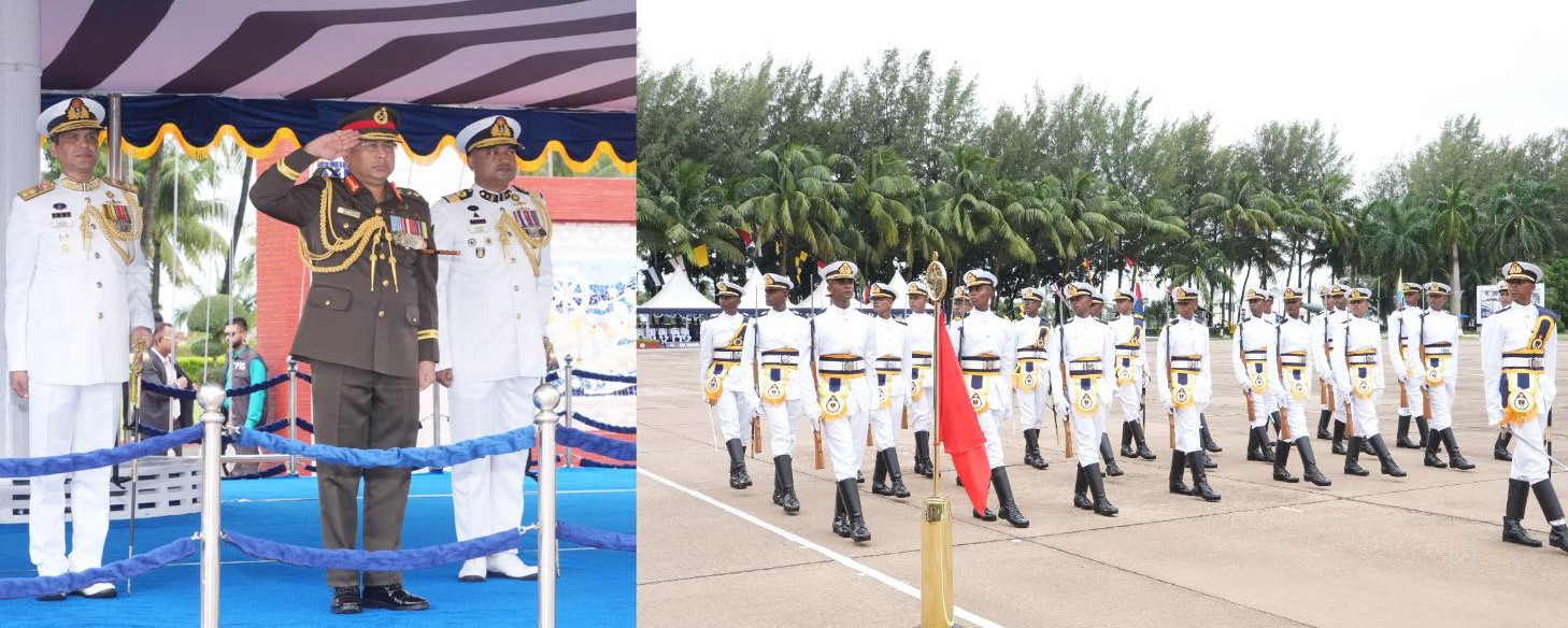 রাষ্ট্রপতি কুচকাওয়াজ পরিদর্শন করলেন সেনাবাহিনী প্রধান