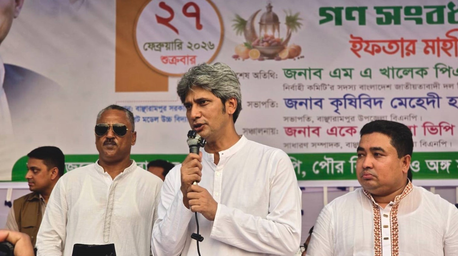 মেঘনা সেতু নির্মাণ সরকারের শীর্ষ অগ্রাধিকার: জোনায়েদ সাকি