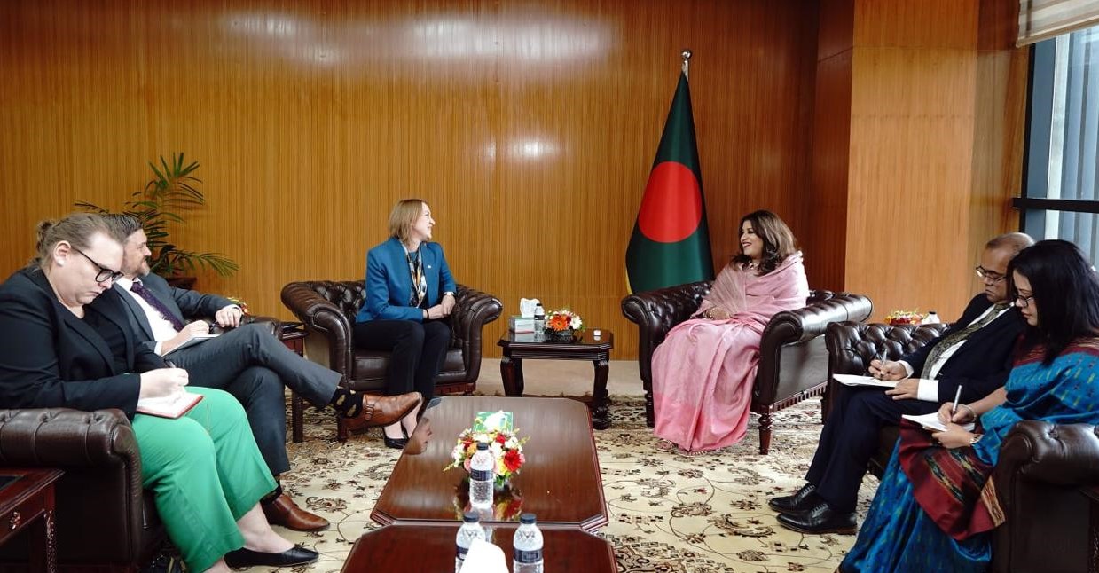 শামা ওবায়েদের সাথে অস্ট্রেলিয়ার হাই কমিশনারের সাক্ষাৎ