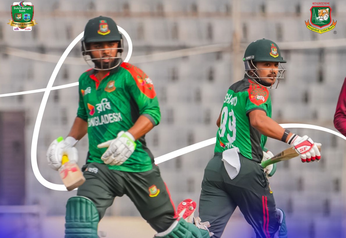 ওয়েস্ট ইন্ডিকে হারিয়ে সিরিজ জয় বাংলাদেশের