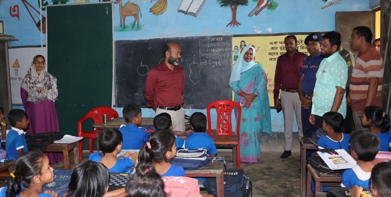 নাসিরনগর পরিদর্শন করেন ব্রাহ্মণবাড়িয়া জেলা প্রশাসক