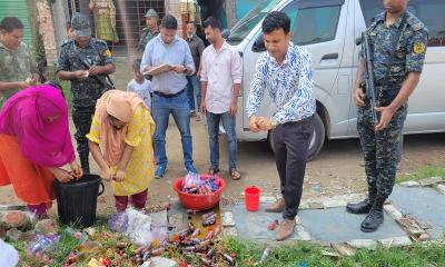 পাবনায় নকল কোমল পানীয় কারখানাকে জরিমানা