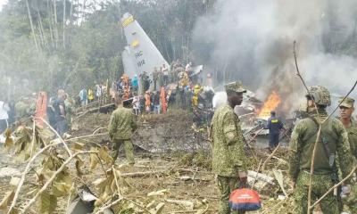 কলম্বিয়ায় উড্ডয়নের পর সামরিক বিমান বিধ্বস্ত, নিহত ৩৪