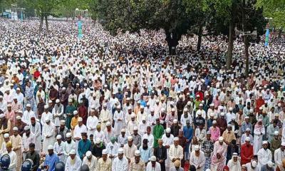 শোলাকিয়ায় ১৯৯তম ঈদ জামাতে ছয় লাখ মুসল্লির সমাগম
