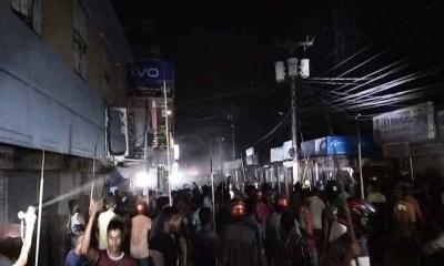 বাহুবলে মাইকে ঘোষণা দিয়ে ১২ গ্রামে সংঘর্ষ 
