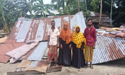 নিম্নচাপে বিধ্বস্ত ভোলা, মানবেতর জীবনযাপন