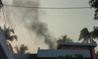 মেহেরপুর পুলিশ সুপারের বাসভবনে আগুন