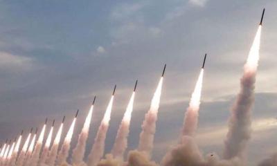 ইসরায়েলে ৪০০ ব্যালিস্টিক ক্ষেপণাস্ত্র ছুড়েছে ইরান