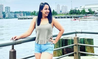 ছুটি কাটাতে হাডসন নদীর তীরে রুনা খান
