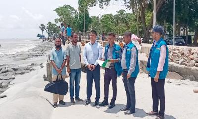 কুয়াকাটার ৫ কোটি টাকার মেরিন ড্রাইভ সড়ক অপরিকল্পিত প্রকল্প