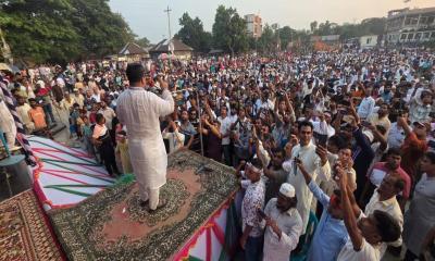 বাঞ্ছারামপুরে কোন নাস্তিকের ঠাঁই হবে না: কৃষিবিদ পলাশ