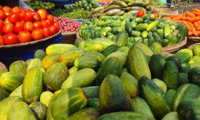 চোখ রাঙাচ্ছে লেবু, ছোঁয়া যাচ্ছে না বেগুন